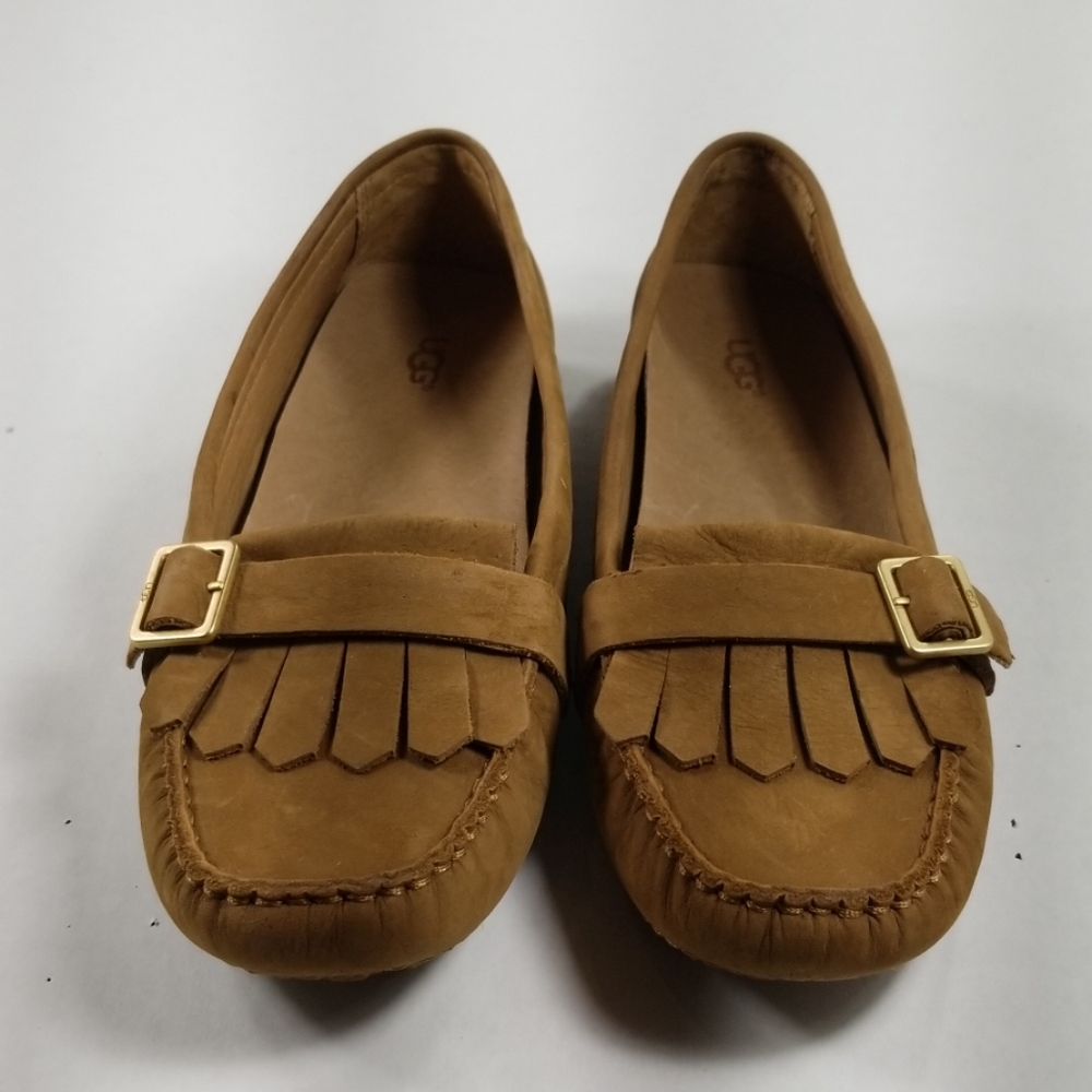 UGG Women’s Tan Leather Loafers